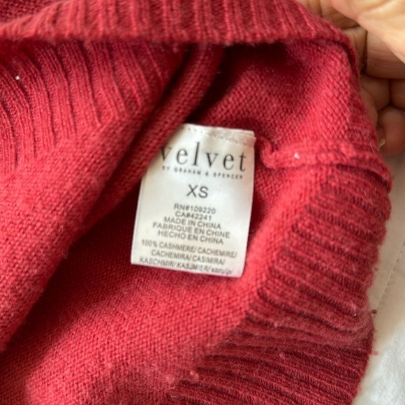 VELVET 100% cashmere sweater - Picture 3 of 7